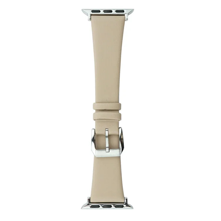 シルクレザーウォッチバンド、Apple Watch Series 8&7 41mm / SE 2&6&SE&5&4 40mm 用、Apple Watch Ultra 49mm / Series 8&7 45mm / SE 2&6&SE&5&4 44mm 用