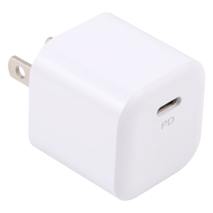 20W PD USB-C/Type-Cインターフェース高速充電チャージャー、仕様：USプラグ、USプラグ