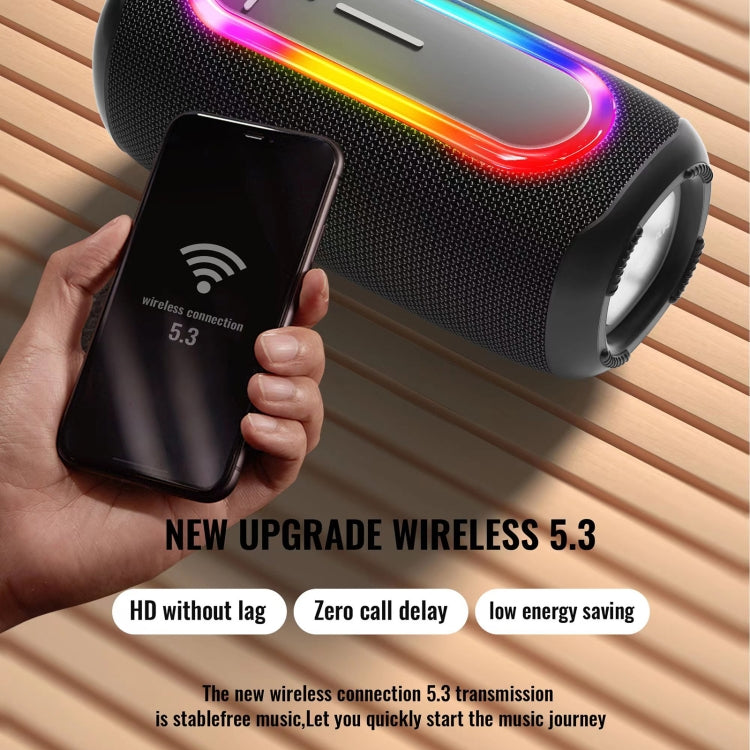 HOPESTAR P60 IPX6 防水 10W 66mm アウトドア Bluetoothスピーカー