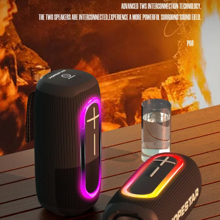 HOPESTAR P60 IPX6 防水 10W 66mm アウトドア Bluetoothスピーカー