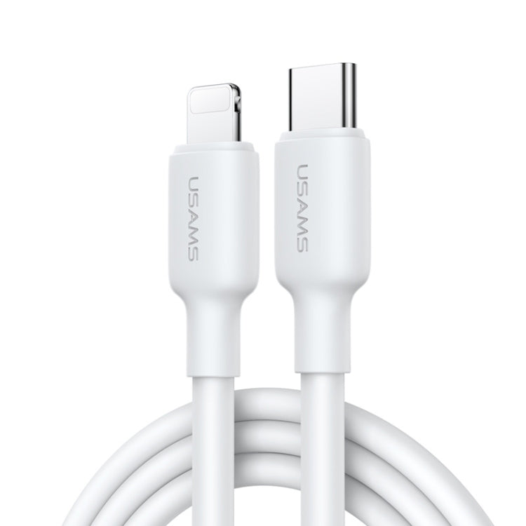 USAMS US-SJ610 U84 PD20W USB-C / Type-C から 8ピン充電データケーブル、PD20W 8ピン 1m
