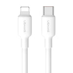 USAMS US-SJ610 U84 PD20W USB-C / Type-C から 8ピン充電データケーブル、PD20W 8ピン 1m