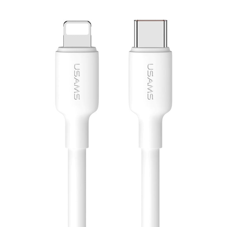 USAMS US-SJ610 U84 PD20W USB-C / Type-C から 8ピン充電データケーブル、PD20W 8ピン 1m