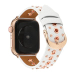 パンクリベット本革ウォッチバンド、Apple Watch Series 7 41mm / 6 & SE & 5 & 4 40mm 用、Apple Watch Ultra 49mm / Series 8&7 45mm / SE 2&6&SE&5&4 44mm 用