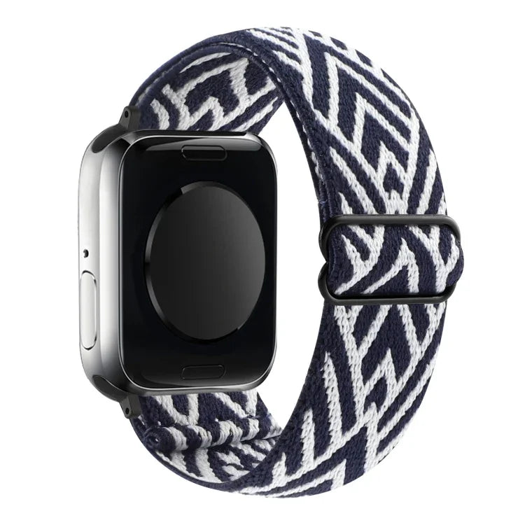 エスニックスタイルバックル伸縮ウォッチバンド、Apple Watch Series 7 41mm / 6 & SE & 5 & 4 40mm 用、Apple Watch Ultra 49mm / Series 8&7 45mm / SE 2&6&SE&5&4 44mm 用