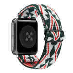 エスニックスタイルバックル伸縮ウォッチバンド、Apple Watch Series 7 41mm / 6 & SE & 5 & 4 40mm 用、Apple Watch Ultra 49mm / Series 8&7 45mm / SE 2&6&SE&5&4 44mm 用