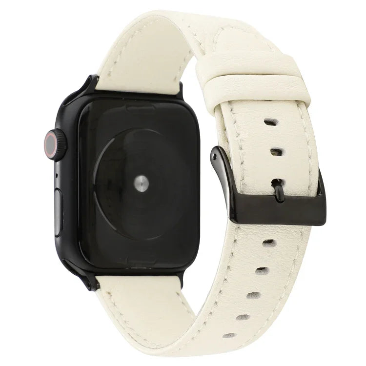 カウハイドテクスチャーレザーウォッチバンド、Apple Watch シリーズ 8&7 41mm / SE 2&6&SE&5&4 40mm / 3&2&1 38mm 用、Apple Watch シリーズ 7 45mm / 6 & SE & 5 & 4 44mm / 3 & 2 & 1 42mm 用、Apple Watch シリーズ 7 41mm / 6 & SE & 5 & 4 40mm / 3 & 2 & 1 38mm 用