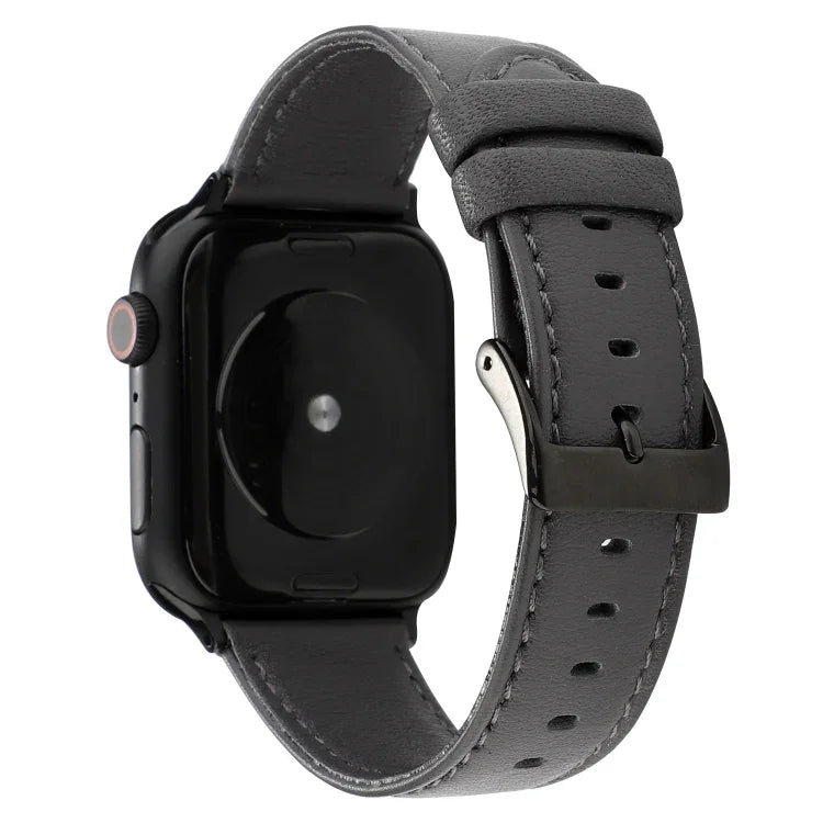 カウハイドテクスチャーレザーウォッチバンド、Apple Watch シリーズ 8&7 41mm / SE 2&6&SE&5&4 40mm / 3&2&1 38mm 用、Apple Watch シリーズ 7 45mm / 6 & SE & 5 & 4 44mm / 3 & 2 & 1 42mm 用、Apple Watch シリーズ 7 41mm / 6 & SE & 5 & 4 40mm / 3 & 2 & 1 38mm 用