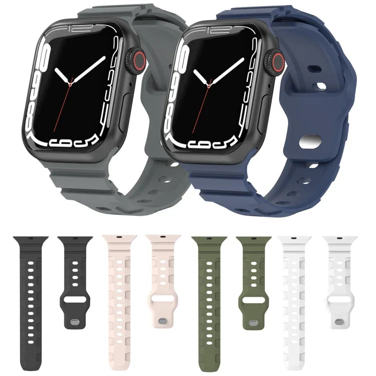 スポーツシリコンウォッチバンド、Apple Watch Series 8&7 41mm 用、Apple Watch Series 8&7 45mm 用