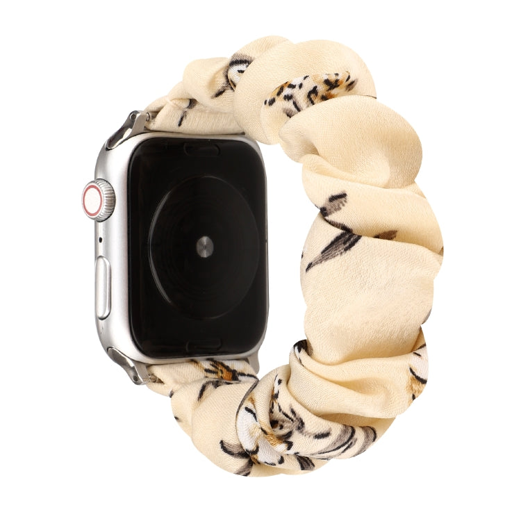 布＋ステンレススチールヘアリングウォッチバンド、Apple Watch Series 8&7 41mm / SE 2&6&SE&5&4 40mm / 3&2&1 38mm用、Apple Watch Ultra 49mm / Series 8&7 45mm / SE 2&6&SE&5&4 44mm / 3&2&1 42mm用