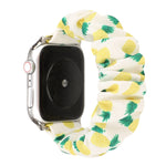 布＋ステンレススチールヘアリングウォッチバンド、Apple Watch Series 8&7 41mm / SE 2&6&SE&5&4 40mm / 3&2&1 38mm用、Apple Watch Ultra 49mm / Series 8&7 45mm / SE 2&6&SE&5&4 44mm / 3&2&1 42mm用