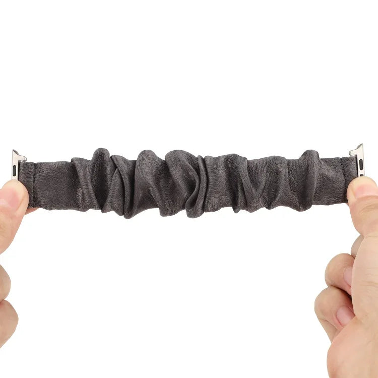 布＋ステンレススチールヘアリングウォッチバンド、Apple Watch シリーズ 7 41mm / 6 & SE & 5 & 4 40mm / 3 & 2 & 1 38mm 用、Apple Watch シリーズ 7 45mm / 6 & SE & 5 & 4 44mm / 3 & 2 & 1 42mm 用、Apple Watch シリーズ 8&7 41mm / SE 2&6&SE&5&4 40mm / 3&2&1 38mm 用
