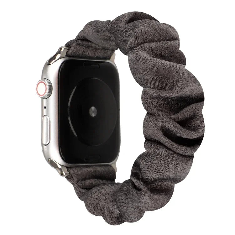 布＋ステンレススチールヘアリングウォッチバンド、Apple Watch シリーズ 7 41mm / 6 & SE & 5 & 4 40mm / 3 & 2 & 1 38mm 用、Apple Watch シリーズ 7 45mm / 6 & SE & 5 & 4 44mm / 3 & 2 & 1 42mm 用、Apple Watch シリーズ 8&7 41mm / SE 2&6&SE&5&4 40mm / 3&2&1 38mm 用
