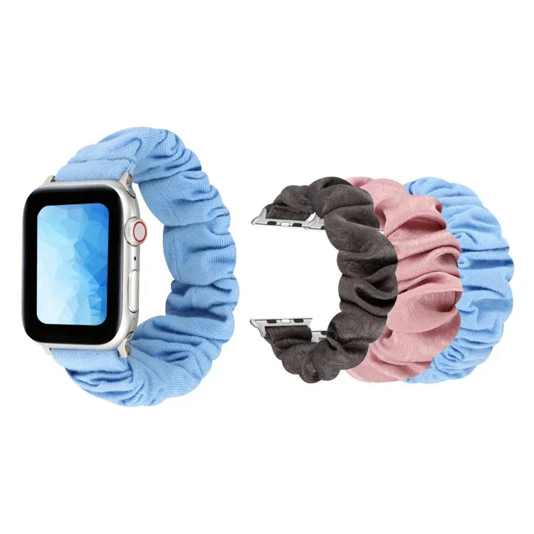 布＋ステンレススチールヘアリングウォッチバンド、Apple Watch シリーズ 7 41mm / 6 & SE & 5 & 4 40mm / 3 & 2 & 1 38mm 用、Apple Watch シリーズ 7 45mm / 6 & SE & 5 & 4 44mm / 3 & 2 & 1 42mm 用、Apple Watch シリーズ 8&7 41mm / SE 2&6&SE&5&4 40mm / 3&2&1 38mm 用