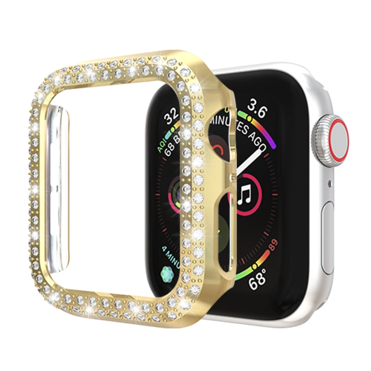 ダブルロウダイヤモンドPC保護ケース、Apple Watch Series 6 / 5 / 4 / SE 2025 / 2023 / 2022 40mm用、Apple Watch Series 3 & 2 & 1 42mm用