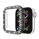 ダブルロウダイヤモンドPC保護ケース、Apple Watch Series 6 / 5 / 4 / SE 2025 / 2023 / 2022 40mm用、Apple Watch Series 3 & 2 & 1 42mm用