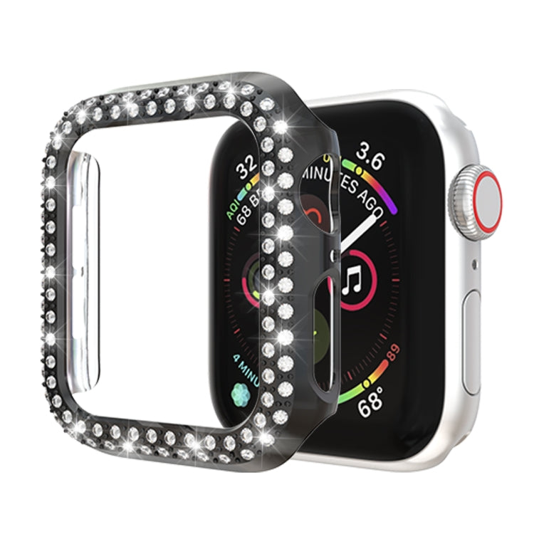 ダブルロウダイヤモンドPC保護ケース、Apple Watch Series 6 / 5 / 4 / SE 2025 / 2023 / 2022 40mm用、Apple Watch Series 3 & 2 & 1 42mm用