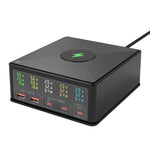 868H 6in1 160W 3 PD Type-C + 2 QC3.0 USBポート マルチポート充電器、868H