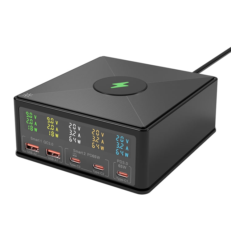 868H 6in1 160W 3 PD Type-C + 2 QC3.0 USBポート マルチポート充電器、868H