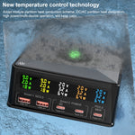 868H 6in1 160W 3 PD Type-C + 2 QC3.0 USBポート マルチポート充電器、868H