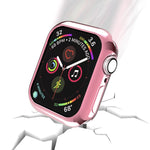 メッキTPU丸穴ホロー保護ケース、Apple Watch Series 3 & 2 & 1 38mm用、Apple Watch Series 6 / 5 / 4 / SE 2025 / 2023 / 2022 44mm用