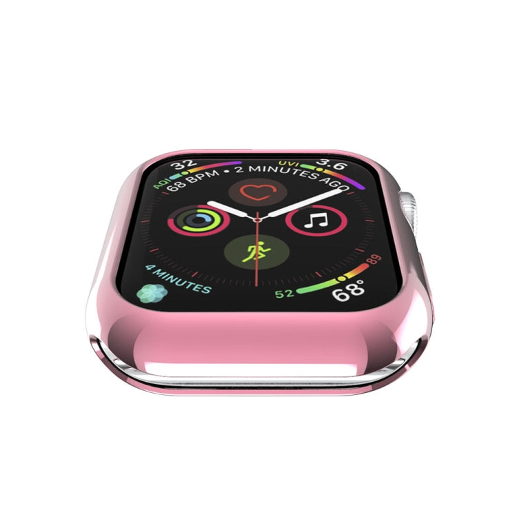 メッキTPU丸穴ホロー保護ケース、Apple Watch Series 3 & 2 & 1 38mm用、Apple Watch Series 6 / 5 / 4 / SE 2025 / 2023 / 2022 44mm用