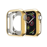 メッキTPU丸穴ホロー保護ケース、Apple Watch Series 3 & 2 & 1 38mm用、Apple Watch Series 6 / 5 / 4 / SE 2025 / 2023 / 2022 44mm用