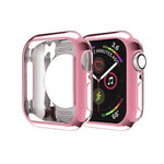 メッキTPU丸穴ホロー保護ケース、Apple Watch Series 3 & 2 & 1 38mm用、Apple Watch Series 6 / 5 / 4 / SE 2025 / 2023 / 2022 44mm用