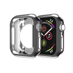 メッキTPU丸穴ホロー保護ケース、Apple Watch Series 3 & 2 & 1 38mm用、Apple Watch Series 6 / 5 / 4 / SE 2025 / 2023 / 2022 44mm用