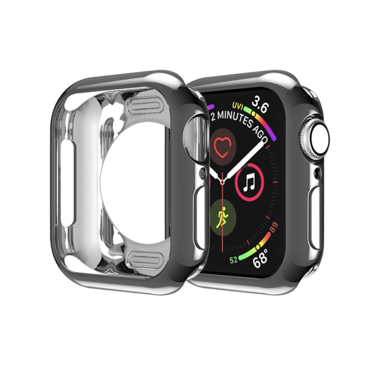 メッキTPU丸穴ホロー保護ケース、Apple Watch Series 3 & 2 & 1 38mm用、Apple Watch Series 6 / 5 / 4 / SE 2025 / 2023 / 2022 44mm用