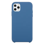 For iPhone 11 Solid Color Solid Silicone  Shockproof Case (Hibiscus Pink), For iPhone 11 Pro Max