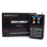 iBRAVEBOX V9 ファインダー デジタル衛星信号ファインダーメーター、EUプラグ、AUプラグ、UKプラグ