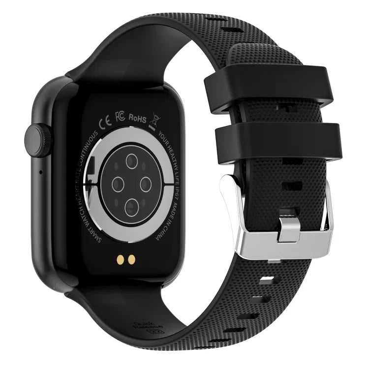 HT15 1.85インチ シリコンバンド IP67防水 スマートウォッチ、Bluetooth通話／睡眠モニタリング対応