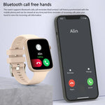 HT15 1.85インチ シリコンバンド IP67防水 スマートウォッチ、Bluetooth通話／睡眠モニタリング対応