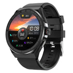 BM01 1.45インチ シリコンバンド IP68防水 スマートウォッチ Bluetooth通話／NFC対応、シリコンバンド（シルバー）、シリコンバンド（ブラック）