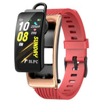 K20 1.14インチ シリコンバンド イヤホン取り外し可能 ライフ防水スマートウォッチ Bluetooth通話対応、シリコンバンド（ブラックローズゴールド）