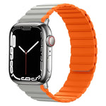 スマートマグネティックシリコンウォッチバンド、Apple Watch Series 8&7 41mm用、Apple Watch Series 8&7 45mm用