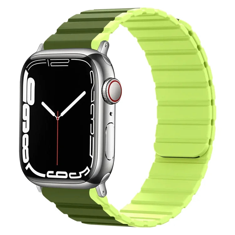 スマートマグネティックシリコンウォッチバンド、Apple Watch Series 8&7 41mm用、Apple Watch Series 8&7 45mm用