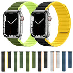 スマートマグネティックシリコンウォッチバンド、Apple Watch Series 8&7 41mm用、Apple Watch Series 8&7 45mm用