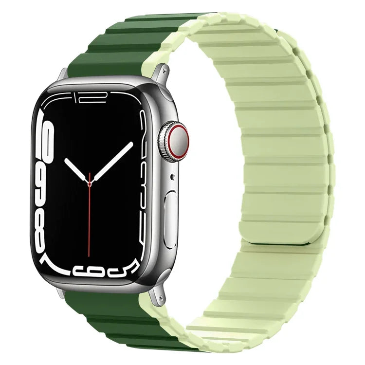 スマートマグネティックシリコンウォッチバンド、Apple Watch Series 8&7 41mm用、Apple Watch Series 8&7 45mm用