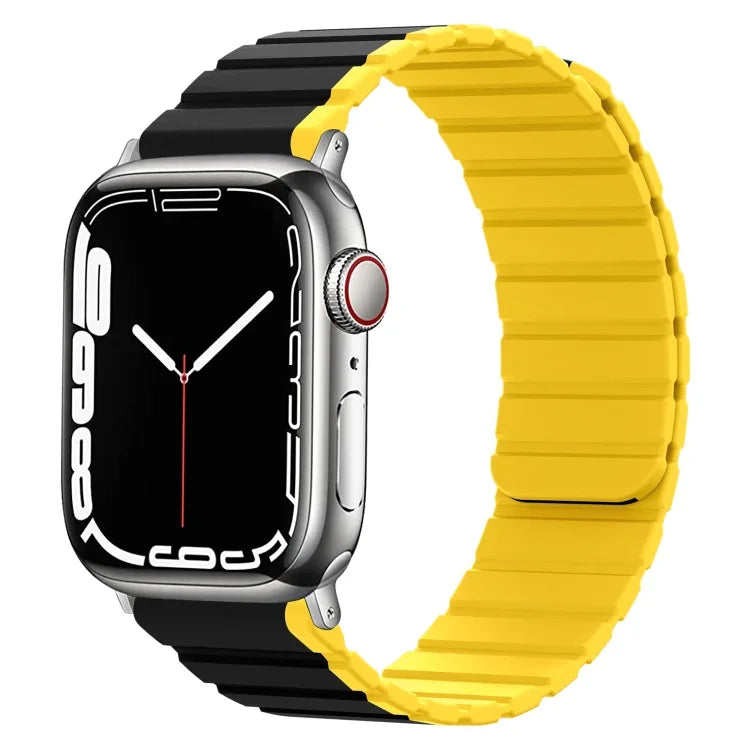 スマートマグネティックシリコンウォッチバンド、Apple Watch Series 8&7 41mm用、Apple Watch Series 8&7 45mm用