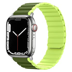 スマートマグネティックシリコンウォッチバンド、Apple Watch Series 8&7 41mm用、Apple Watch Series 8&7 45mm用