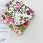 Water Sticker Flower Pattern PC Phone Case, For iPhone 14 Pro Max, For iPhone 14 Pro, For iPhone 14, For iPhone 14 Plus
