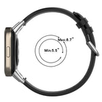 Round Tail Leather Watch Band, For Xiaomi Redmi Watch 3 / Mi Watch Lite 3