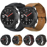 オイルワックス本革時計バンド Amazfit GTR 47mm / Pace / Stratos用、Amazfit 2 Stratos用、Ticwatch Pro / E2 / S2用、Pebble Gen 1用、Pebble Time用
