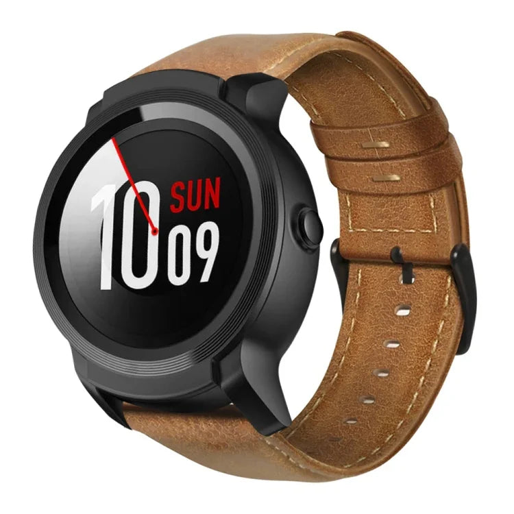 オイルワックス本革時計バンド Amazfit GTR 47mm / Pace / Stratos用、Amazfit 2 Stratos用、Ticwatch Pro / E2 / S2用、Pebble Gen 1用、Pebble Time用