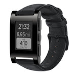 Oil Wax Genuine Leather Watch Band, For Amazfit 2 Stratos, For Ticwatch Pro / E2 / S2, For Pebble Gen 1, For Pebble Time