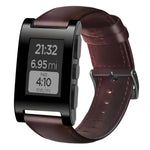 オイルワックス本革時計バンド Amazfit GTR 47mm / Pace / Stratos用、Amazfit 2 Stratos用、Ticwatch Pro / E2 / S2用、Pebble Gen 1用、Pebble Time用