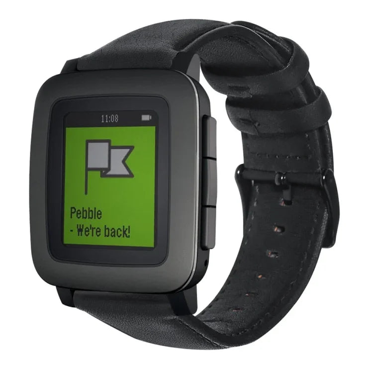オイルワックス本革時計バンド Amazfit GTR 47mm / Pace / Stratos用、Amazfit 2 Stratos用、Ticwatch Pro / E2 / S2用、Pebble Gen 1用、Pebble Time用