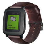 オイルワックス本革時計バンド Amazfit GTR 47mm / Pace / Stratos用、Amazfit 2 Stratos用、Ticwatch Pro / E2 / S2用、Pebble Gen 1用、Pebble Time用